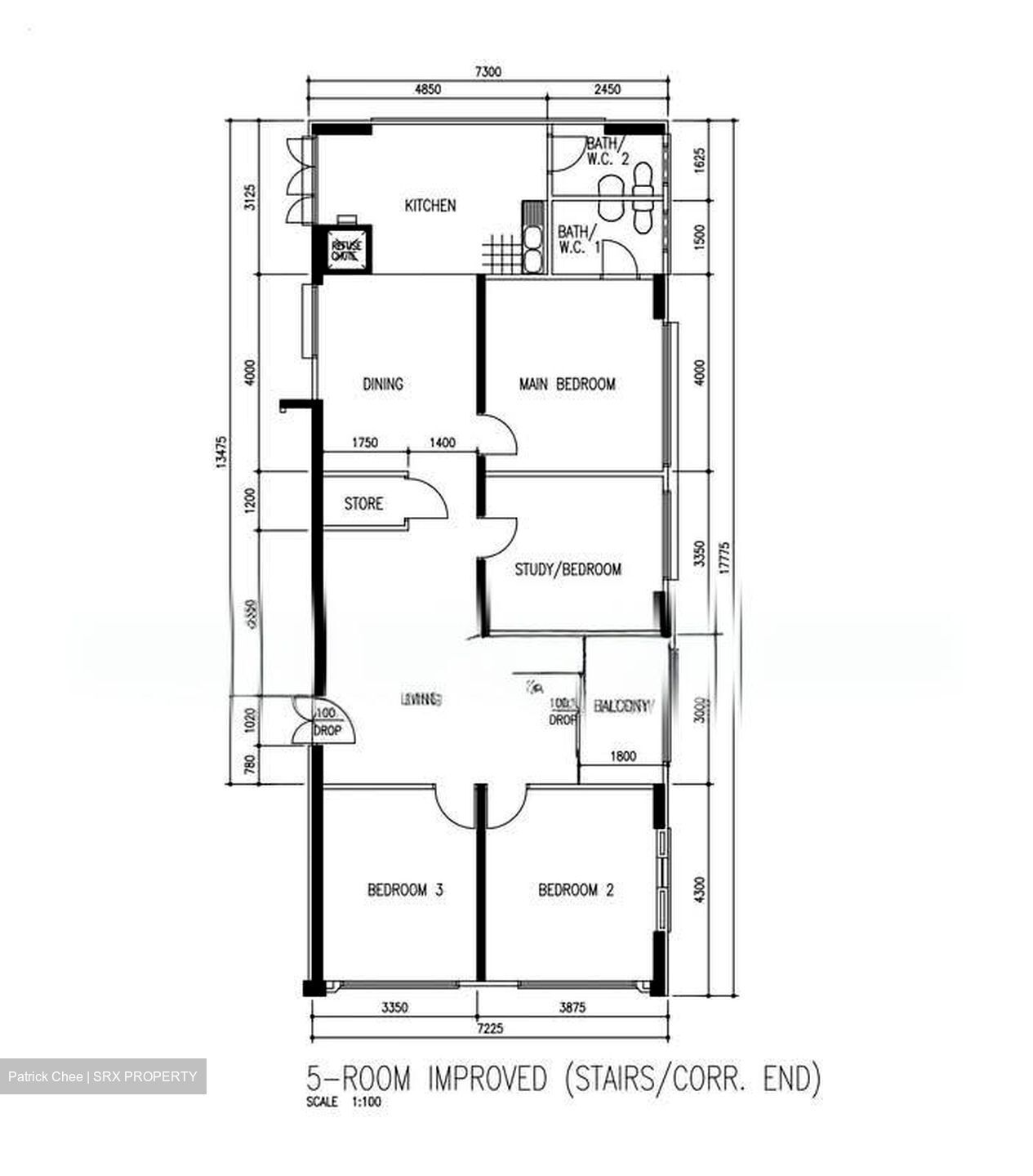 Blk 109 Pasir Ris Street 11 (Pasir Ris), HDB 5 Rooms #574421951